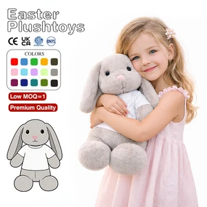 Easter Gift Personalized Plush Toy Custom Stuffed Animals Plushie Custom Design Plush Bunny Children's Gifts