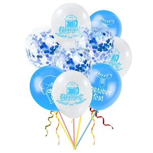 Oktoberfest Munich October Festival Balloon Party Decoration Supplies Latex Paper Balloon Set Decoration