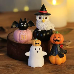 Halloween Decorative Resin Pumpkin Horror Knick-Knacks