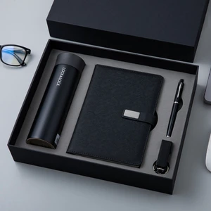 New Year Men Corporate Gift Custom Mug A5 Hard Cover Business A3 Notebook Organizer B5 Gifts Pen Keychain Set for Clients