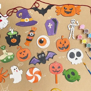 Creative DIY Wooden Halloween Decorations Customizable Size Home Halloween Party Accessories Includes Unique Photo Frame Photos