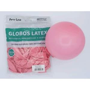 Party Love Festive Latex Balloons 25Cm Light Pink Round for Adult Birthday Decorations