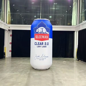 Custom Inflatable Beer Can 3M Airtight HD Printing Wine Bottle Giant Inflatable Bottle For Inflatable Advertising Equipment