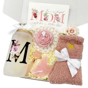 Custom 2025 Mother Day Relaxation Self Care Gua Sha Facial Tool Face Roller Birthday Gift Set for Mom Grandma Women