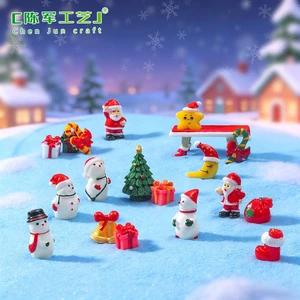 Christmas decorative items, resin handicrafts, gifts, Santa Claus, snowman home small decor