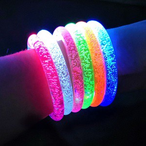 New Product Acrylic Listing Luminous Bracelet Night Run Party Festival LED Color Control Decorations Toys Event