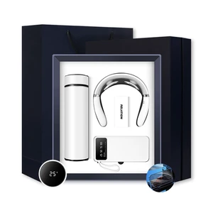 Nice Vacuum Flask Power Bank Type C Corporate Wedding Gift Set for Friends Christmas Father's Day Perfect Thank You Gift