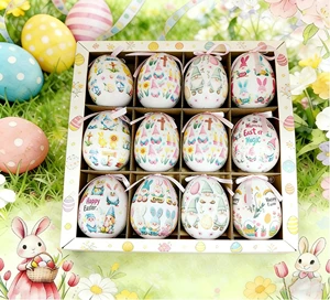 Shunyuan High Quality Rabbit Christmas Egg Foam Baubles-Multiple Sizes for Christmas Tree & Party Decoration