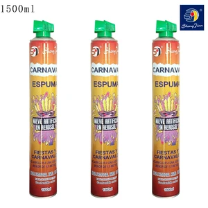 Snow Spray Foam Party Spray-Eco-Friendly Disposable 500ml+ for Festive Events Christmas New Year Chinese New Year Easter Back