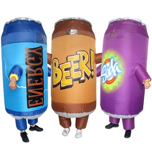 Novelty Inflatable Costume Activities Party Funny Costume People Wear Canned Drinks Soda Inflatable Costume