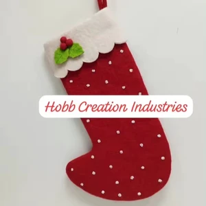 HOBB Eco-Friendly New Zealand Wool Felt Stockings Handmade Custom Size LOVELY Style Decorative Wedding Christmas New Year