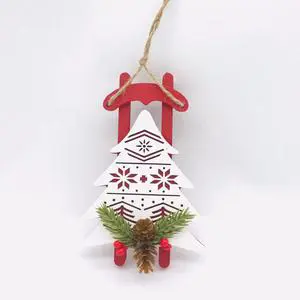New Products Christmas MDF Reindeer Christmas Tree christmas ornaments