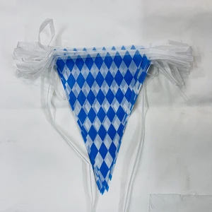 Festival Decoration Bavaria Flag Pennant Banne Germany Munich Beer Festivalr Triangle Bunting Flag