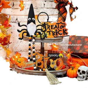 Halloween Faceless Spider Bat Crutch Standing Doll Ghost Festival Full-Moon Party Decoration Set