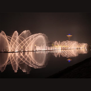 Iraq Baghdad Island Water Show Large Musical Dancing Water Fountain