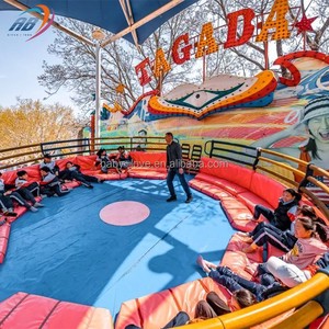 Fairground Carnival Rides Amusement Rides 16/24/30 Seats Rotating Disco Tagada Price For Sale