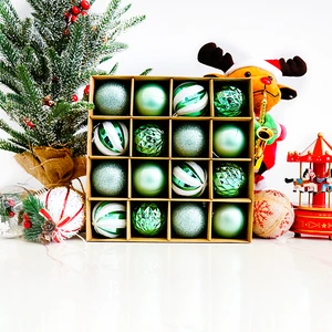 New Product Xmas Tree Ornaments Plastic Christmas Ball Custom Christmas Ball Decorations for Holiday Party