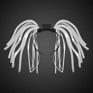LED Glow Dreadlocks Headband Flashing Noodle Hair Toy Accessory For Kids Adults Birthday Carnival Party Favor Supplies Bulk