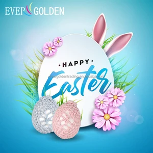 EG19001 4.5x6.5CM Beautiful Macarons Color Knitted Handmade Easter Egg for Surprise Gifts for Family Party Decoration Supplies