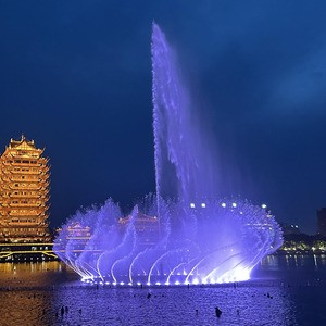 Outdoor Large-Scale Lake And River Multimedia Floating System Program-Controlled Music Dance And Fountain