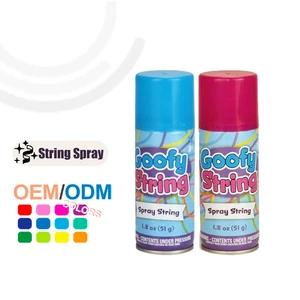 Kids Adults Stretchy Colorful Streamer Party Goofy String Spray for Birthday Celebrations
