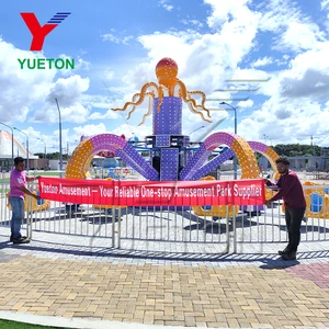 Build Your Own Amusement Park Equipment Manufacturer Manege Attraction Big Octopus Ride For Sale