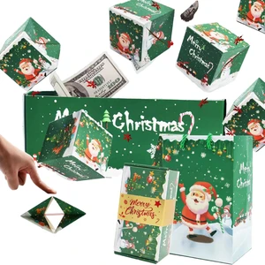 Wholesale Aseptic Sponge Lining Recycled Materials Christmas Surprise Gift Box Creative Festivals Birthday Children Friend DIY