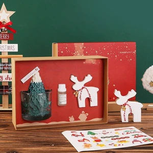 Christmas Shaped Reed Diffuser Candle Combo Set Beautiful Gift Box Packing Perfect for Home Fragrance and Festival Decoration