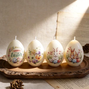 Creative Easter Decorative Egg Scented Candle Easter Egg Holiday Atmosphere Decorative Candle