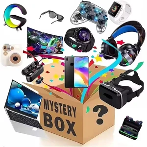 Vintage Lucky Electronics Surprise Mystery Boxes Random Selection CRT Devices for Thanksgiving TK Christmas Display Rubber Band