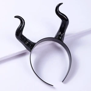 Cross Border Halloween Movie Accessory Hair Accessory Costume Dance Devil Witch Horn Headband