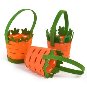 Personalized Easter Decorations Gifts Kids Egg Hunting Holiday Party Supplies Felt Easter Baskets
