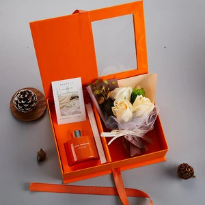 Luxury Valentine's Day Aromatherapy Gift Set Women's Day Gifts Includes Rose Gardenia Carnation Scent