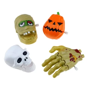 Halloween Desktop Decoration Wind-Up Toys Low Priced Skull Ghost Hand Pumpkin Head Toys