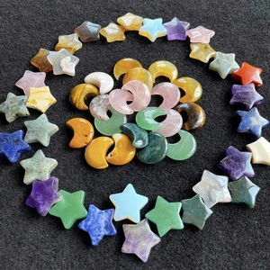 Wholesale Spiritual Healing Stones Crystal Natural Mixed Mini Size Moon and Star