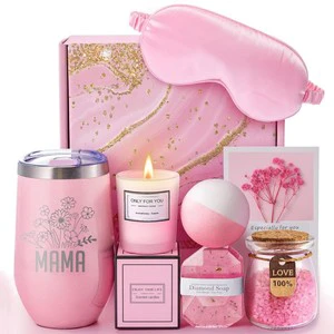 2026 Hot Selling Unique Mothers Day Valentines Day Spa Scented Candle Gift Set for Women