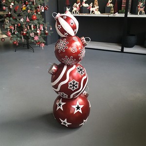 Professional Customization Resin Commercial Indoor Decor Large Big Christmas Trees Decorations Ball