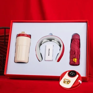Mother Father'S Day Gift Wholesale Intimate Practical Relaxation Stress Gift Cup Umbrella Summer Gift Set