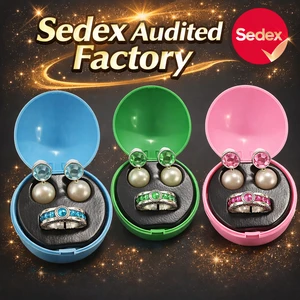 Capsule Toys Custom Kids Easter Egg Jewelry Set Ring and Earrings Toy Gift Set Pretend Princess Accessories Surprise Blind Boxes