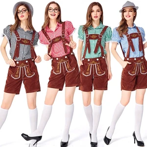 Halloween Octoberfest Festival Party Women Clothes Traditional German Bavarian Beer Male Cosplay Oktoberfest Fancy Dress Costume