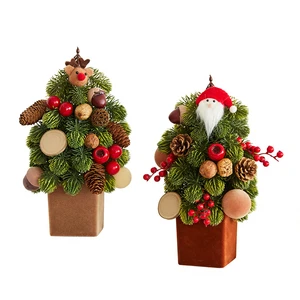 Christmas Decorations Santa Desktop Small Tree Ornaments 35cm Counter Window Scene Atmosphere Layout Creative China