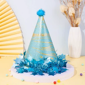 Birthday Hat Children Adult Holiday Party Supplies Baby's Birthday Star Birthday Hat Decoration Supplies
