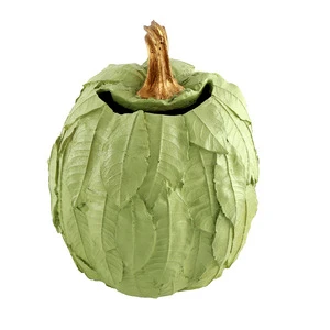 New Creative Thanksgiving Resin Crafts Pumpkin Decoration Indoor Harvest Autumn Green Pumpkin Decor