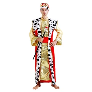 Carnival Cosplay Costume King Robe Halloween Costume Medieval Prince King Costume