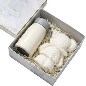 2-Piece Valentine's Mother Day Birthday Gift Set Promotional Cup Towel Umbrella Wedding Gifts for Guests Souvenir Items