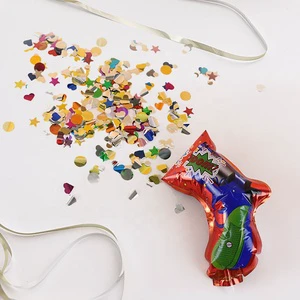 Wholesale Inflatable Salute Pistol Foil Balloon Fireworks Gun Globos Single for Party Birthday Supplies Wedding Kid Toy