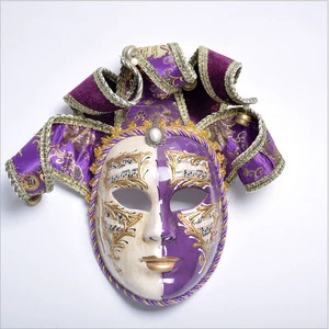 Baige Venice Mask Carnival Ghost Festival Party Venetian Prom Mask Carnival Horror Mask Party Prom Decor Accessories Gift