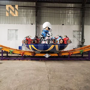 Nova Rides 12 Seats Thrilling Flying UFO Ride Magic Bowl Disco Flying Saucer Ride Amusement Park Carnival Attraction For Sale