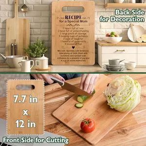 Mom Gift for Mothers Day, Birthday Gifts for Mom, Mother Cutting Board Gift, Cute Mom Gifts From Daughter Son, Christmas Gifts