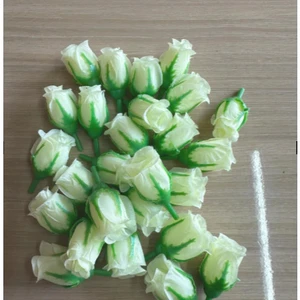 Miniature Plastic Rosebuds Crafts Jewelry Handmade Thai Flowers 2-3cm 3-4cm Thanksgiving Graduation Valentine's Day New Year